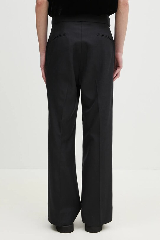 Abbigliamento Needles pantaloni in lana Side Tab Boot-Cut QV095 nero