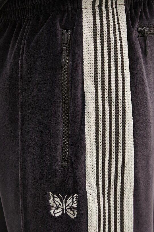 Needles velour sweatpants Narrow Track brown QV321