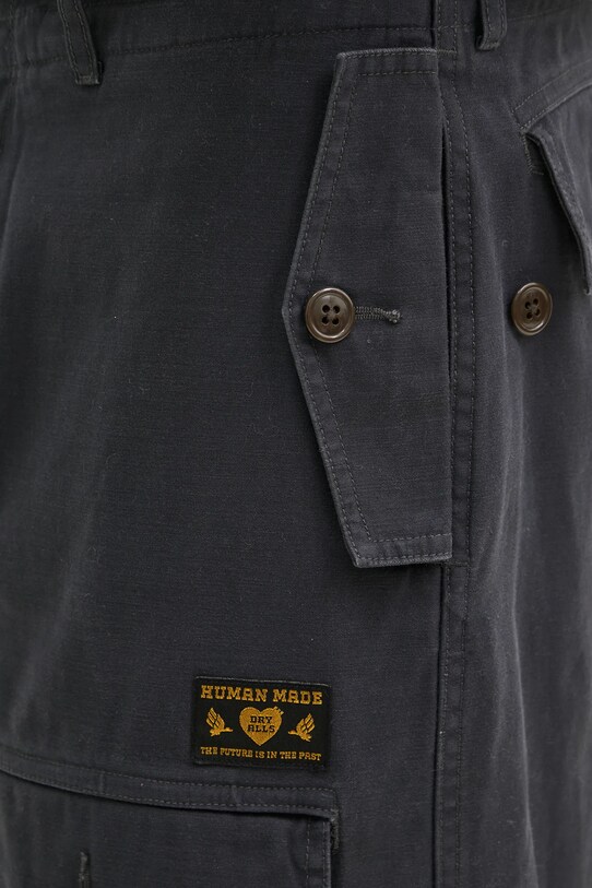 Хлопковые брюки Human Made Air Force Pants серый HM29PT009