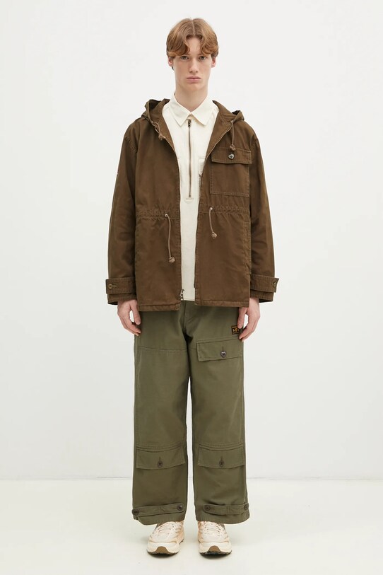 Human Made cotton trousers Air Force Pants HM29PT009
