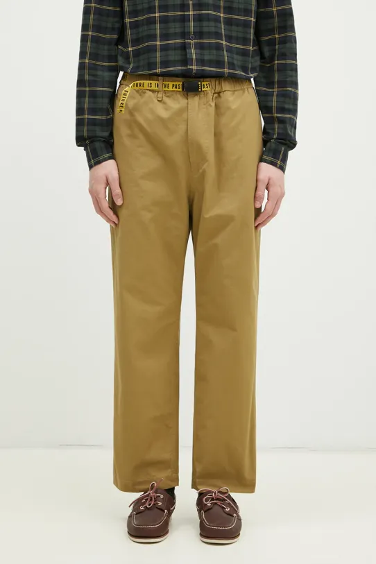 Human Made spodnie Easy Pants tkanina zielony HM29PT015