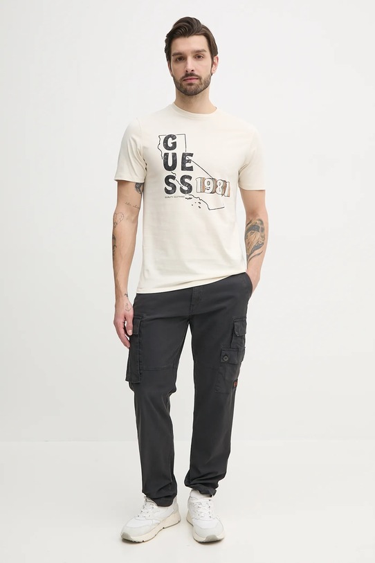 Nohavice Aeronautica Militare PA1666CT3533 sivá SS25