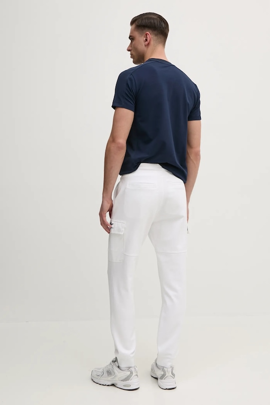 Odzież Aeronautica Militare spodnie dresowe PF964F559 biały