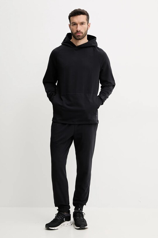 ON running pantaloni de trening Studio 1MF11810553 negru SS25