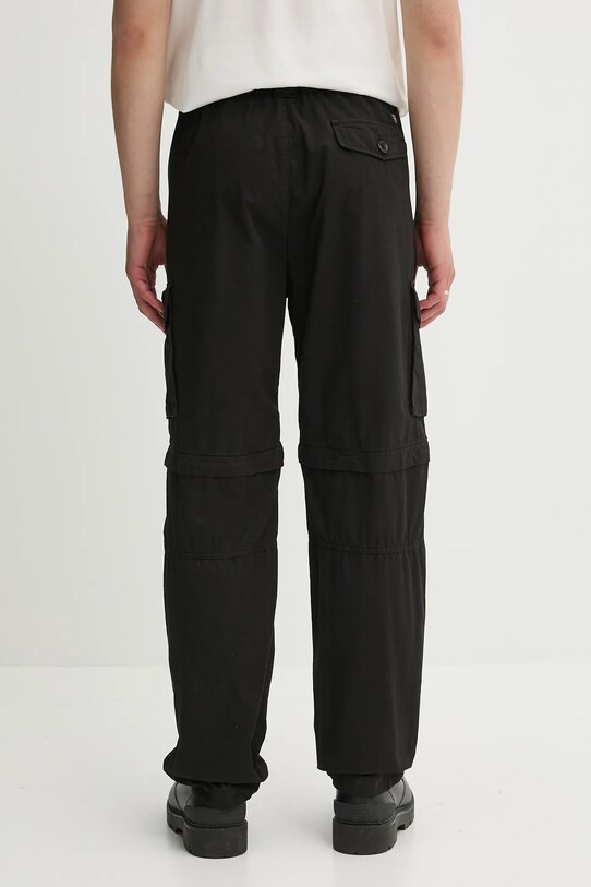 Odzież C.P. Company spodnie bawełniane 18CMPA115A006475G czarny