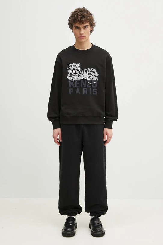 Pamučni donji dio trenirke MKI MIYUKI ZOKU 800 Gsm Superweight Cuffed Joggers 800.GSM.SUPERW.CBL crna