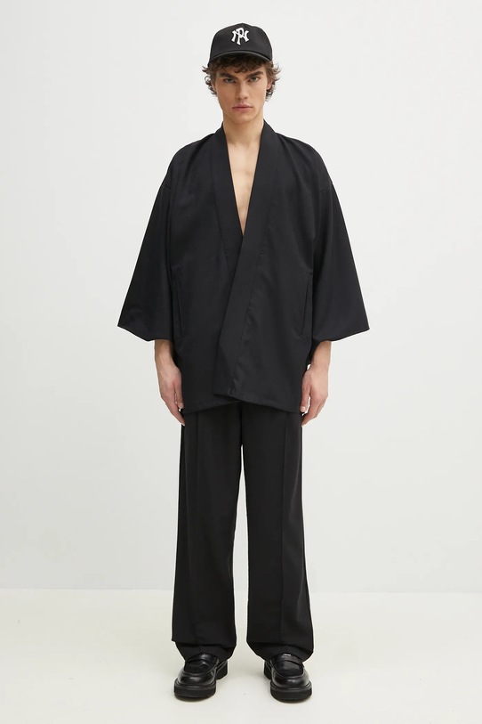 MKI MIYUKI ZOKU pantaloni Wide Fit Suit Pants WIDE.FIT.SUIT.PANTS..BL