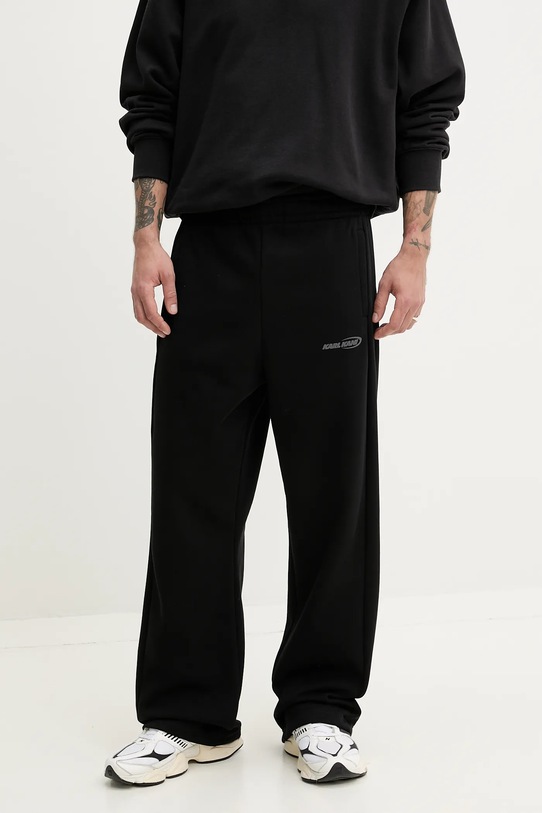 Karl Kani spodnie dresowe nadruk czarny 60060044