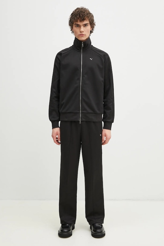 Puma spodnie dresowe T7 Track Jacket czarny 629938