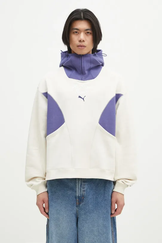 Хлопковая кофта Puma PUMA x KIDSUPER Pants с капюшоном бежевый 630932