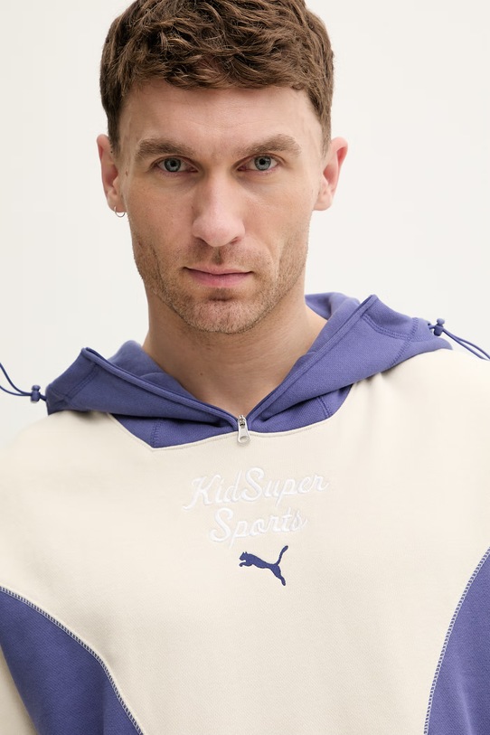 Puma bluza bawełniana PUMA x KIDSUPER Pants beżowy 630932