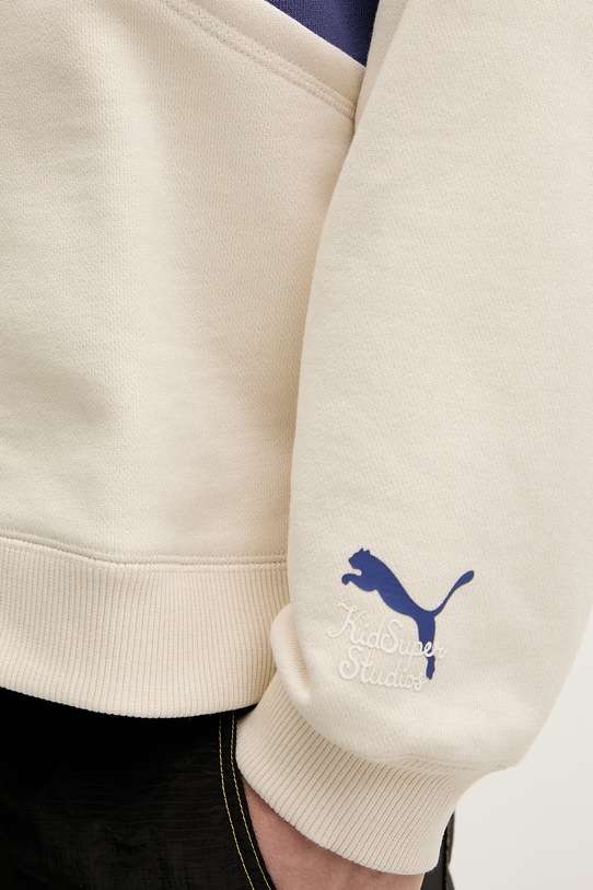 Puma bluza bawełniana PUMA x KIDSUPER Pants 630932 beżowy