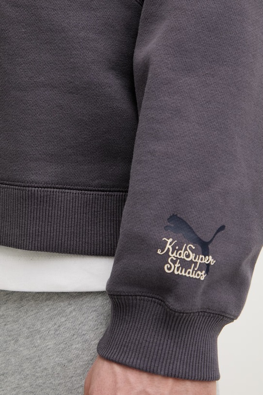 Puma hanorac de bumbac PUMA x KIDSUPER Pants 630932 violet