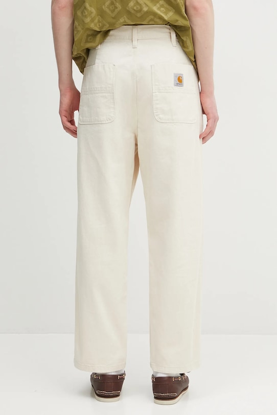 Дрехи Памучен панталон Carhartt WIP Albert Pant I034804.502 бежов