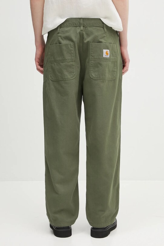 Odzież Carhartt WIP spodnie bawełniane Albert Pant I034804.66702 zielony