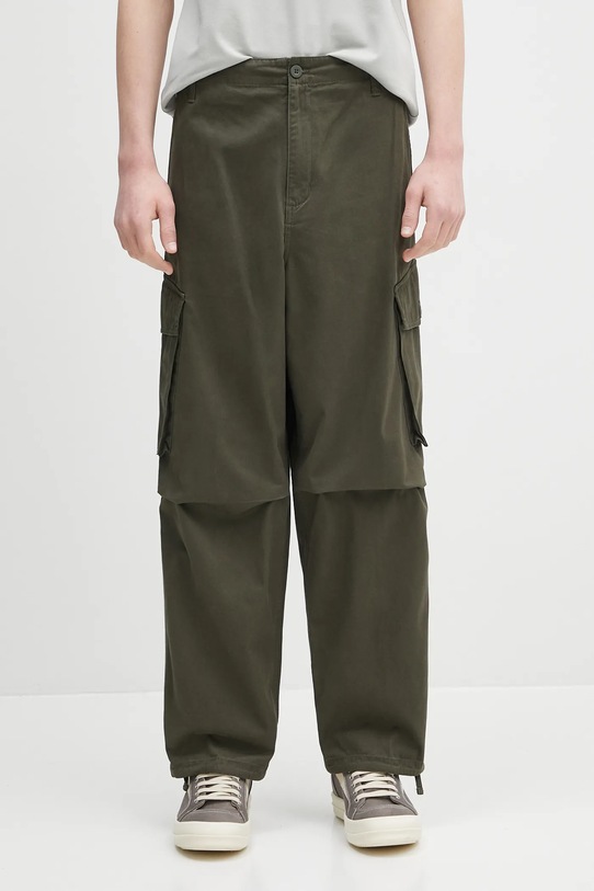 Памучен панталон Carhartt WIP Unit Pant памук зелен I034562.4106