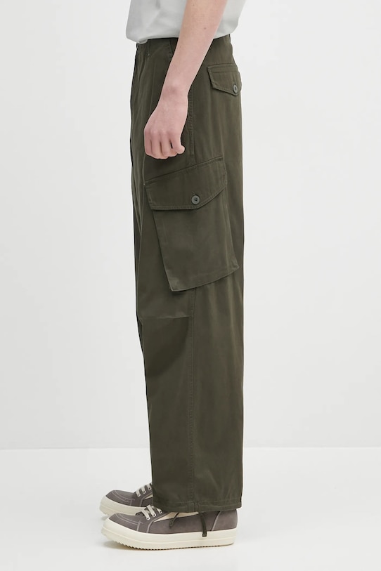 Памучен панталон Carhartt WIP Unit Pant I034562.4106 зелен SS25