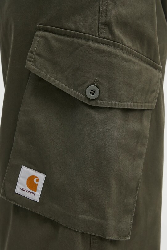 Памучен панталон Carhartt WIP Unit Pant зелен I034562.4106