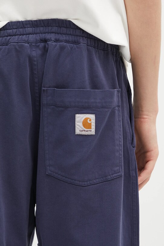 Nohavice Carhartt WIP Floyde Pant tmavomodrá I034816.01GD