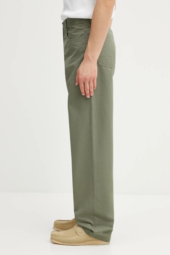 Памучен панталон Carhartt WIP Landon Pant I034806.1YFGD зелен SS25