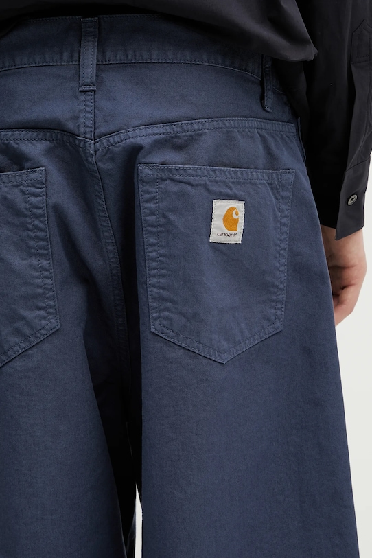 Carhartt WIP pantaloni de bumbac Landon Pant albastru I034806.2OTGD