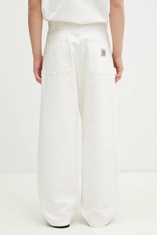 Odzież Carhartt WIP jeansy Brandon Pant I031246.202 biały