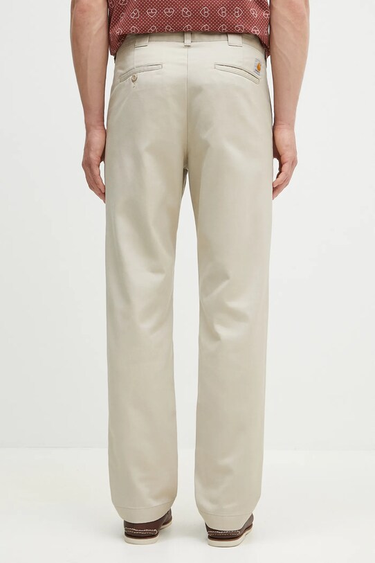 Odzież Carhartt WIP spodnie Master Pant I034233.2LP02 beżowy