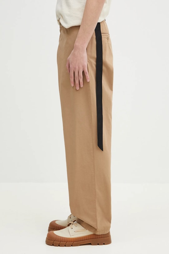 Carhartt WIP spodnie bawełniane Calder Pant I033128.8YGD beżowy SS25