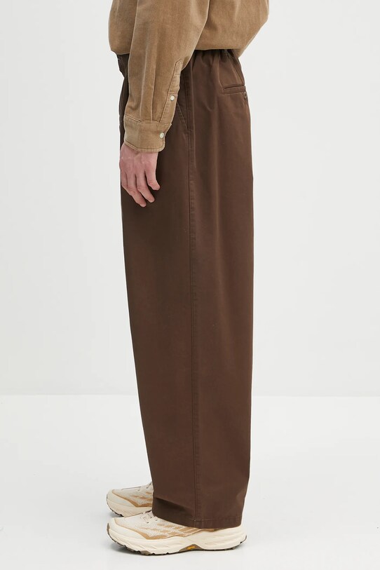 Carhartt WIP spodnie bawełniane Marv Pant I033129.2LS06 brązowy SS25