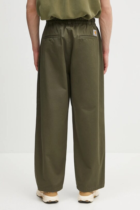 Odzież Carhartt WIP spodnie bawełniane Marv Pant I033129.4106 zielony