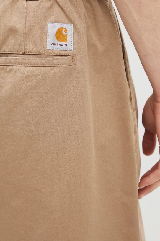Bavlnené nohavice Carhartt WIP Marv Pant I033129.8Y06 hnedá