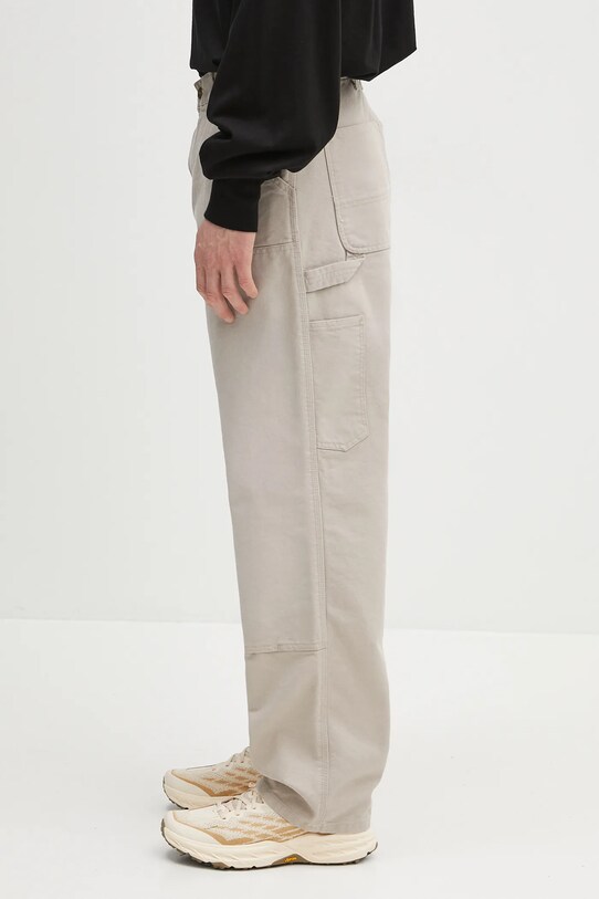 Carhartt WIP spodnie bawełniane Double Knee Pant I034796.2OR4O beżowy SS25