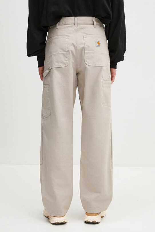 Ρούχα Βαμβακερό παντελόνι Carhartt WIP Double Knee Pant I034796.2OR4O μπεζ