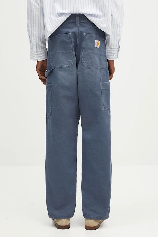 Одяг Бавовняні штани Carhartt WIP Double Knee Pant I034796.2OT4O блакитний
