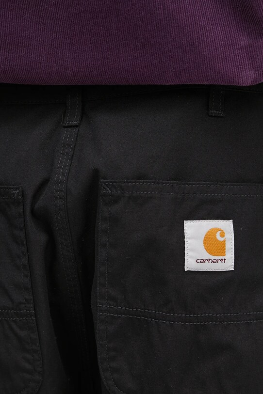 Carhartt WIP cotton trousers Double Knee Pant black I034795.8902