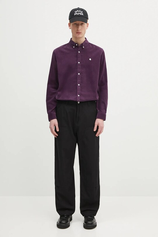 Carhartt WIP cotton trousers Double Knee Pant I034795.8902 black