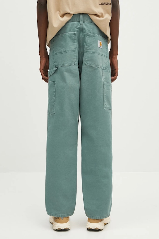Odzież Carhartt WIP spodnie Single Knee Pant I034798.2M24O zielony