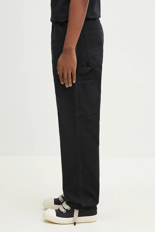 Carhartt WIP cotton trousers Single Knee Pant I034798.894O black SS25