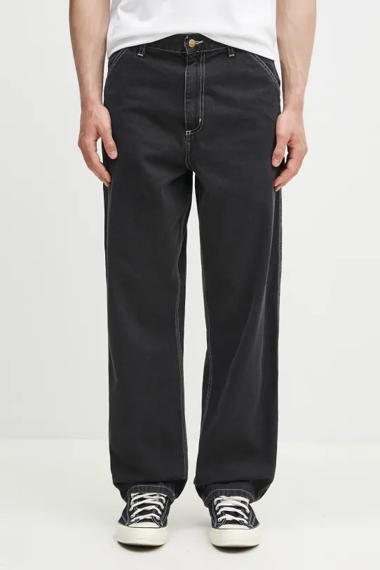 Carhartt WIP jeansy Single Knee Pant czarny I034864.8906