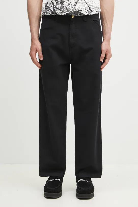 Carhartt WIP cotton trousers OG Single Knee Pant cotton black I033754.8906