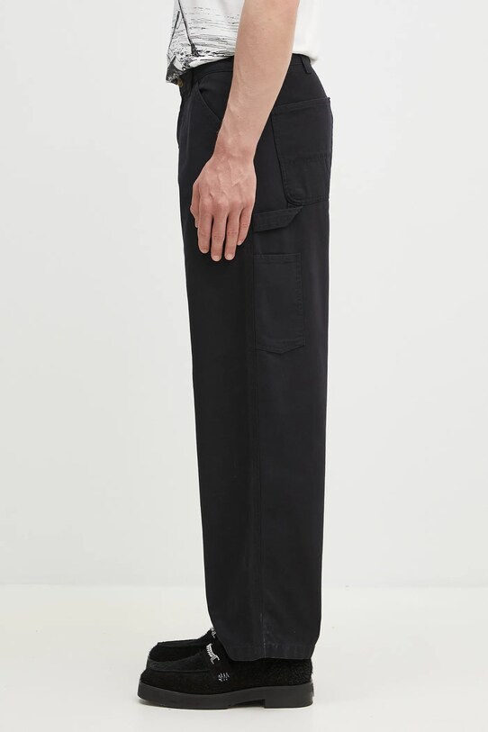 Carhartt WIP spodnie bawełniane OG Single Knee Pant I033754.8906 czarny SS25