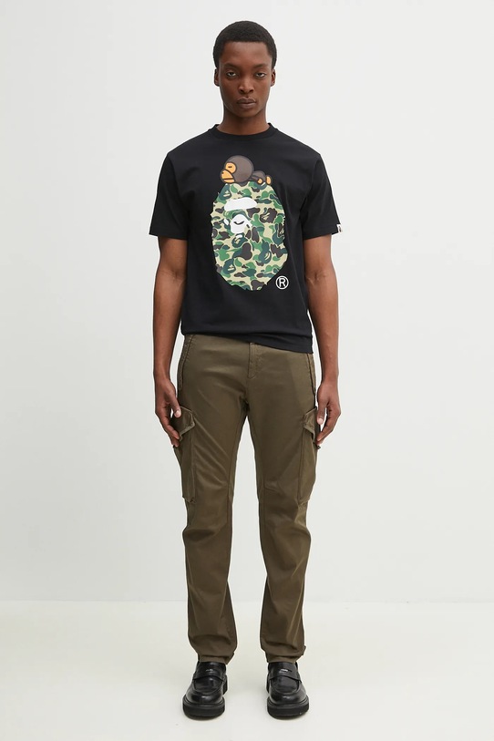 C.P. Company pantaloni 18CMPA058A005694G. verde