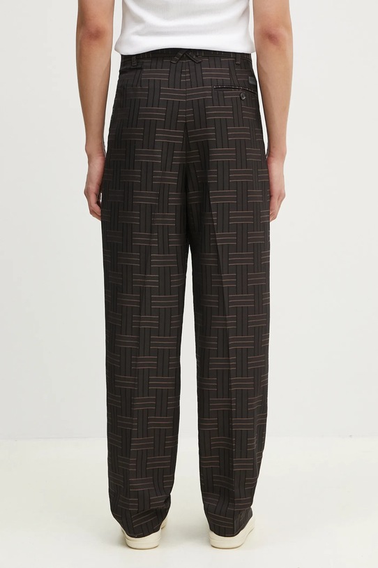 Odzież Kenzo spodnie wełniane FF55PA2149JT.90 brązowy