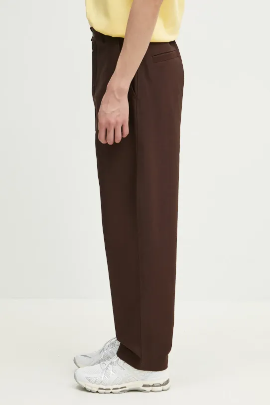 Kenzo pantaloni FF55PA3659GB.90 maro SS25