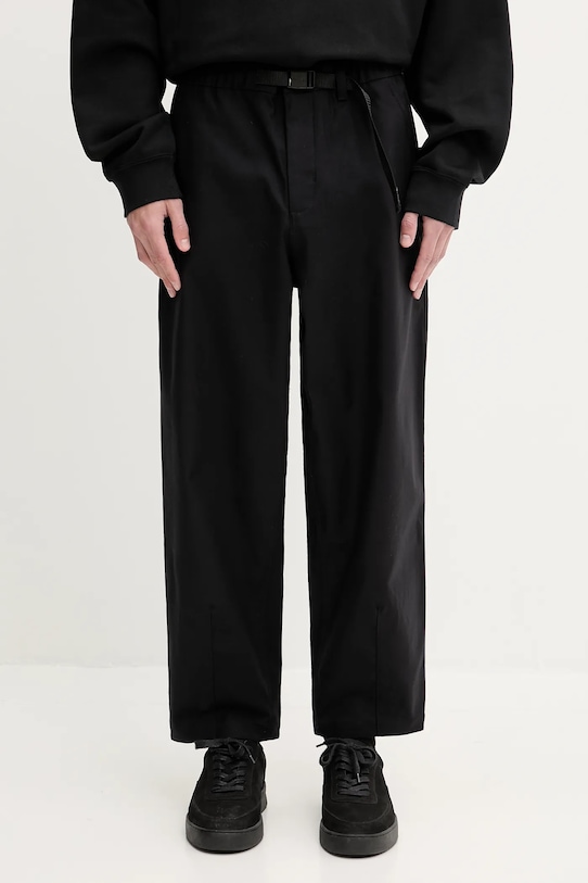 Панталон The North Face Woven изчистен черен NF0A8AGW4H01