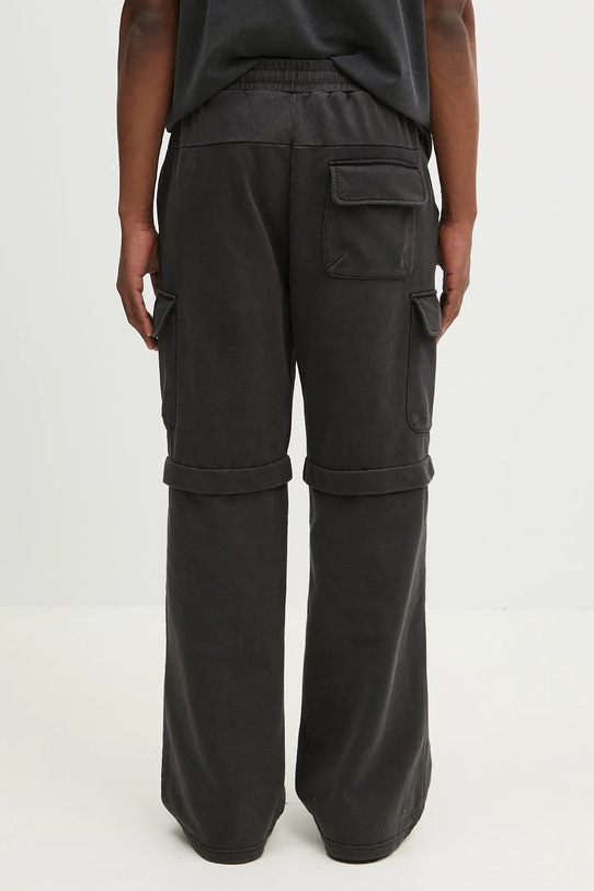 Odzież Daily Paper spodnie dresowe bawełniane Garment Wash Pants 2511010 czarny