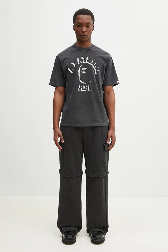 Daily Paper spodnie dresowe bawełniane Garment Wash Pants 2511010 czarny