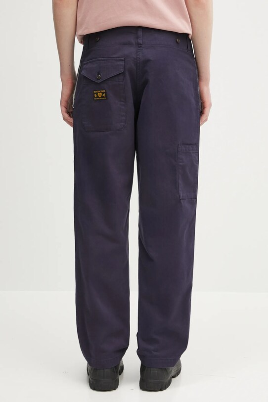 Одежда Хлопковые брюки Human Made Straight Cargo Pants HM29PT010 тёмно-синий