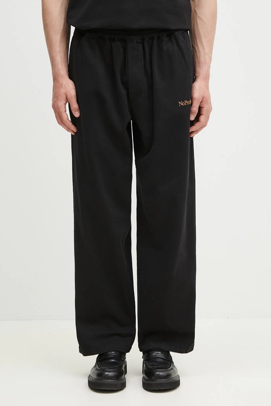 No Problemo pamut nadrág Mini Problemo Work Pant - Twill szövet fekete NP3011403