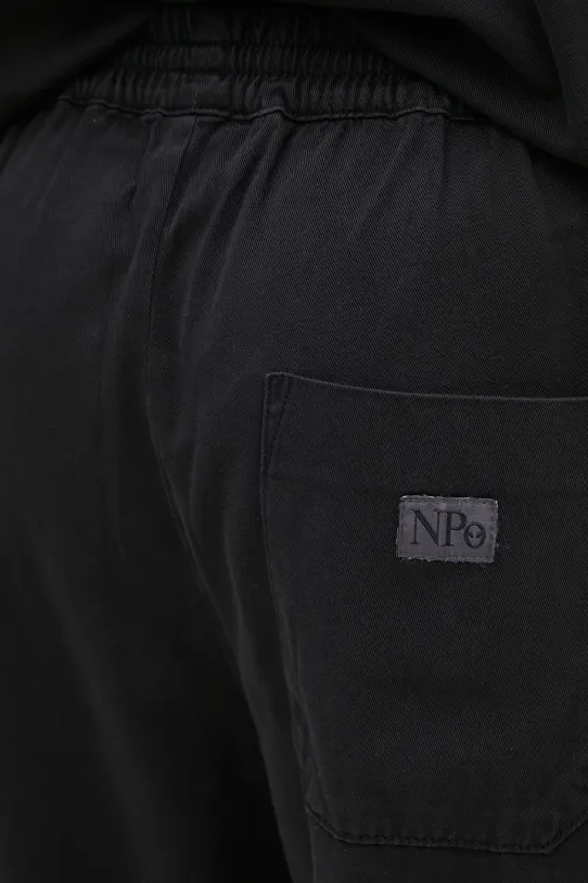 No Problemo pantaloni in cotone Mini Problemo Work Pant - Twill nero NP3011403